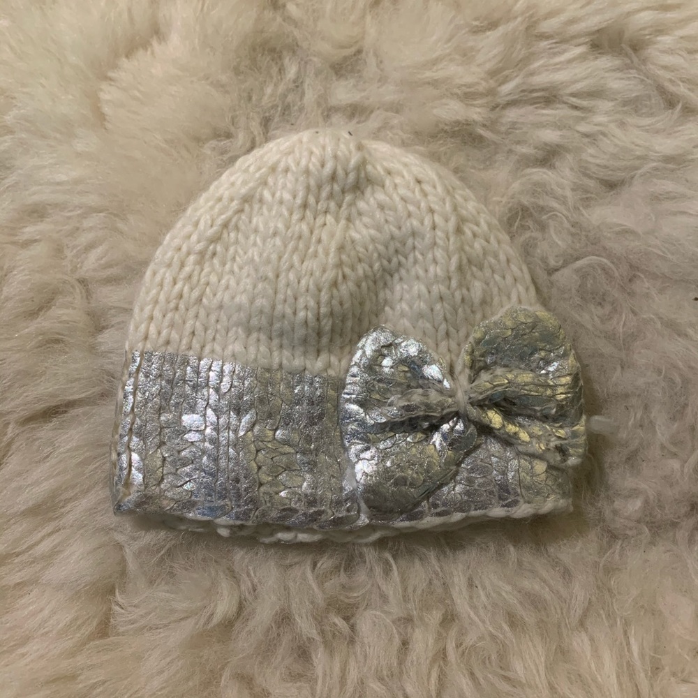 Blueberry Hill Bow Knit Hat - Picture 3 of 6